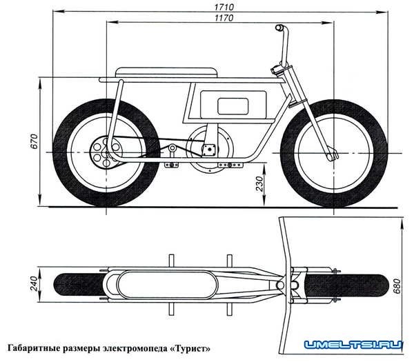 Самокат из гироскутера своими руками чертежи