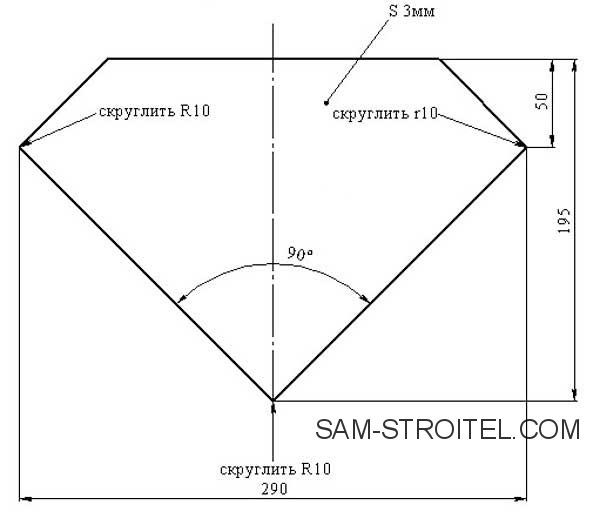 Картофелевыкапыватель для мотоблока своими руками размеры чертеж