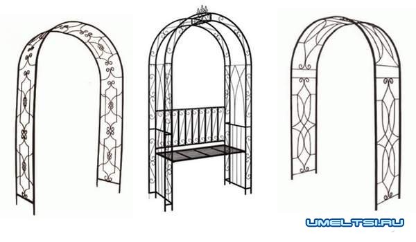Садовая арка своими руками из металла чертежи