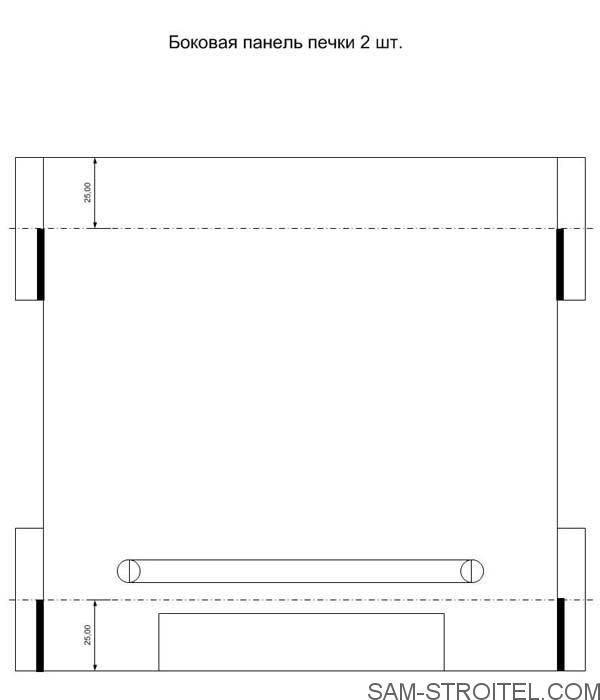 Печка щепочница чертежи dxf